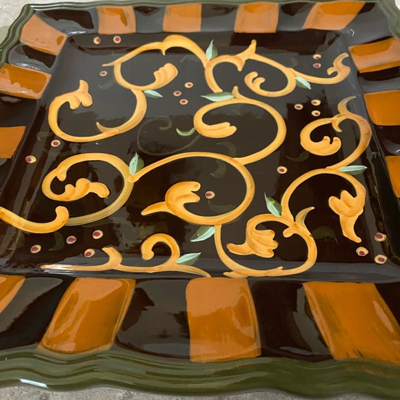 Beautiful Square Plate 11 x 11 - Picture 6 of 7